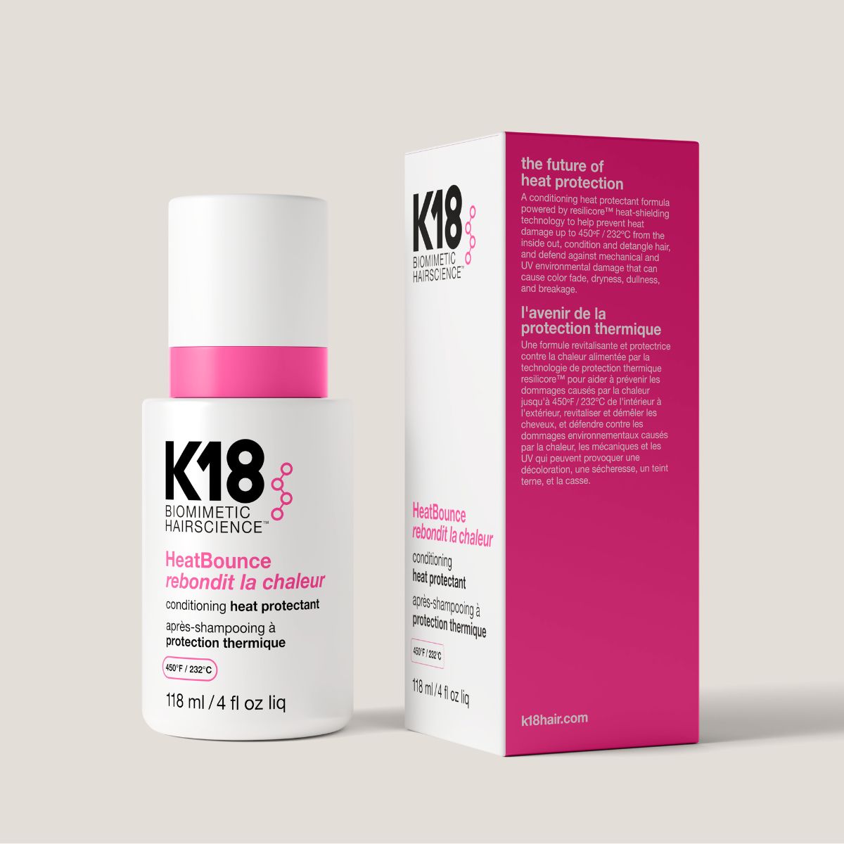 k18 K18 HeatBounce conditioning heat protectant 118ml