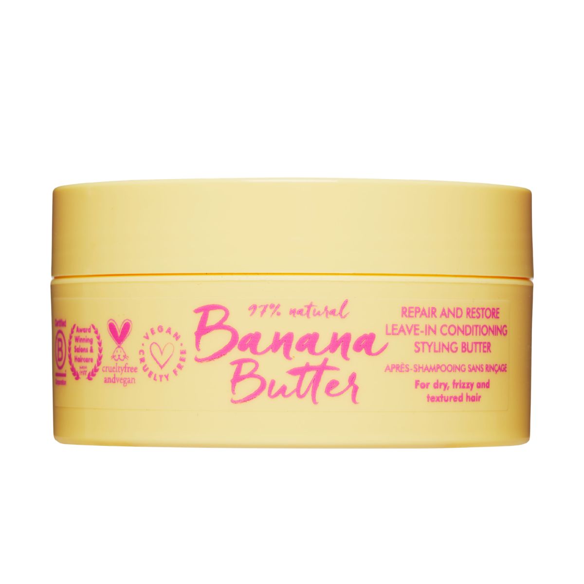 Umberto Giannini Banana Butter Repair & Restore Leave-In Conditioning Styling Butter 200ml Umberto Giannini Banana Butter Repair & Restore Leave-In Conditioning Styling Butter 200ml
