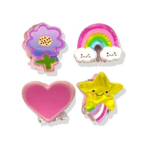 INVISIBOBBLE CLIPSTAR KIDS Happy World (4τμχ)