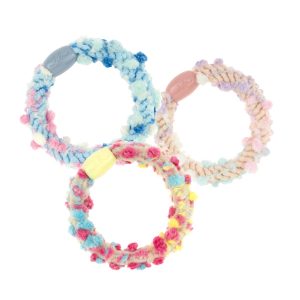 Invisibobble Twistar Kids Pom Pom Tie (3pcs)