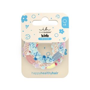 Invisibobble Twistar Kids Pom Pom Tie (3pcs)