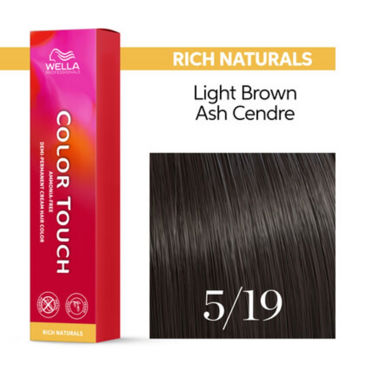 Wella Professionals Color Touch Rich Naturals 5/19 60ml Wella Professionals Color Touch Rich Naturals 5/19 60ml