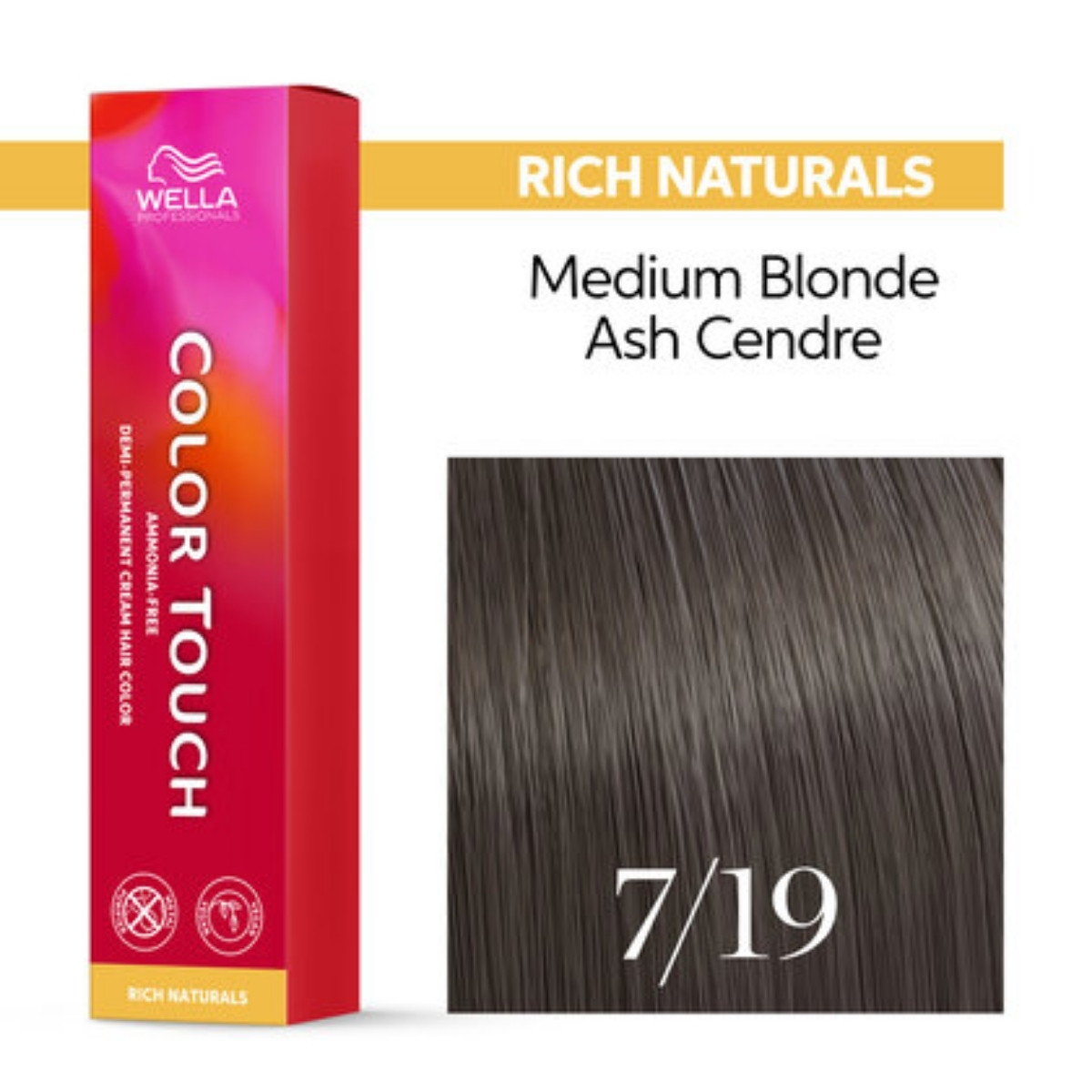 Wella Color Touch Rich Naturals 7/19 60ml Wella Color Touch Rich Naturals 7/19 60ml