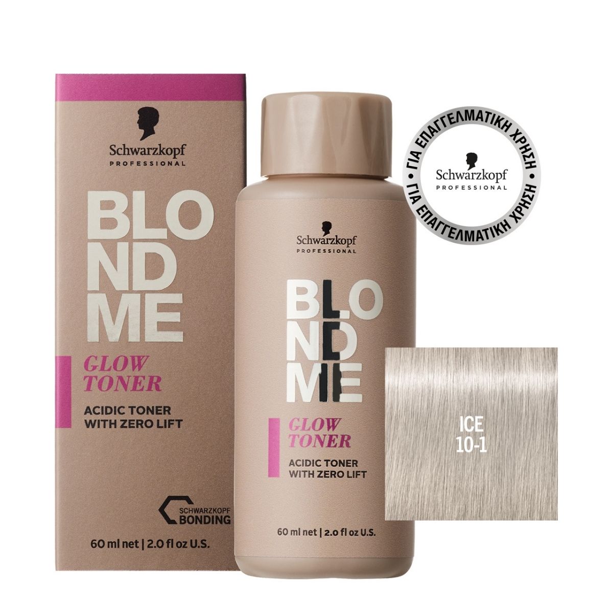 Schwarzkopf Professional Blondme Glow Toner 10-1 Ice 60ml Schwarzkopf Professional Blondme Glow Toner 10-1 Ice 60ml