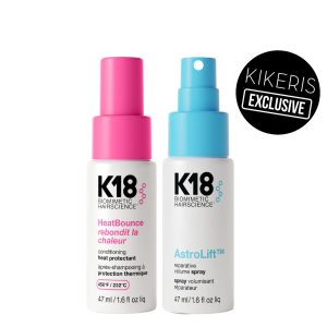 K18 Newbies Trial Set (mini HeatBounce conditioning heat protectant 47ml, mini AstroLift Reparative Volume Spray 47ml)