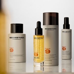 Sebastian Professional Potion9 Lite Spray 150ml σε κομψό λευκό μπουκάλι.