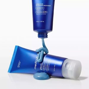 Medicube Zero Pore Blackhead Mud Mask 100gr σε μπλε σωληνάριο.