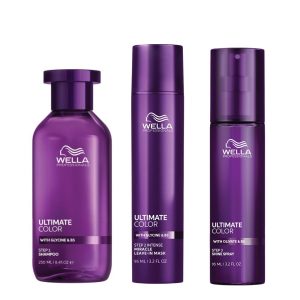 Wella Professionals Ultimate Color Set 3 (Shampoo 250ml, Leave-in Μάσκα 95ml, Shine Spray 95ml)