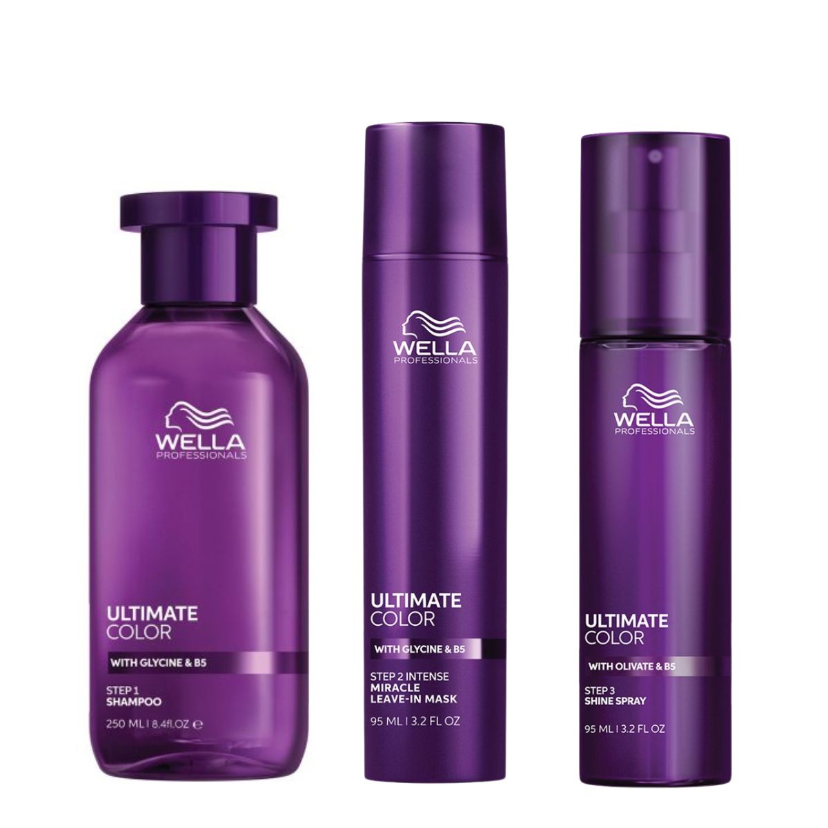 Wella Professionals Ultimate Color Set 3 (Shampoo 250ml, Leave-in Μάσκα 95ml, Shine Spray 95ml) Wella Professionals Ultimate Color Set 3 (Shampoo 250ml, Leave-in Μάσκα 95ml, Shine Spray 95ml)