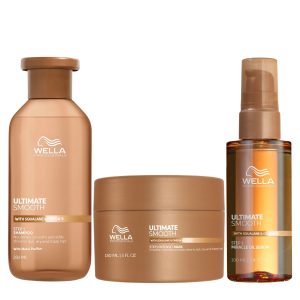 Wella Professionals Ultimate Smooth Set 4 (Shampoo 250ml, Μάσκα 150ml, Έλαιο 100ml)