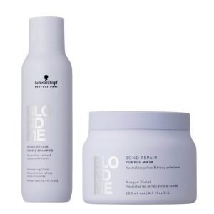 Schwarzkopf Professional BlondMe Purple Set (Shampoo 300ml, Mask 200ml)