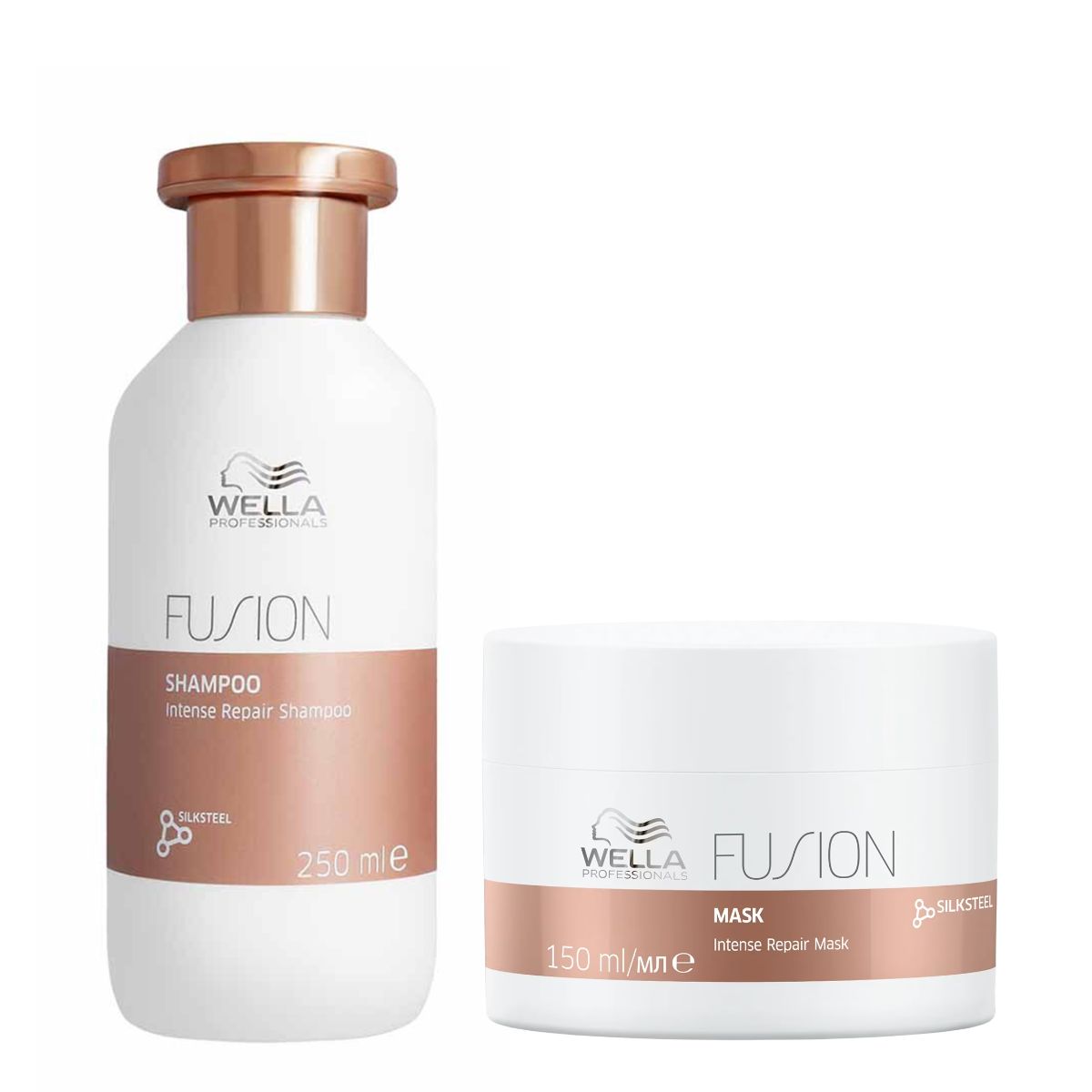 Wella Professionals Fusion Intense Repair Set 2 (Shampoo 250ml, Mask 150ml) Wella Professionals Fusion Intense Repair Set 2 (Shampoo 250ml, Mask 150ml)