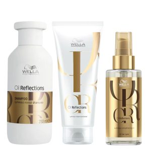 Wella Professionals Oil Reflections Set 2 (Shampoo 250ml, Conditioner 200ml, Έλαιο 100ml)