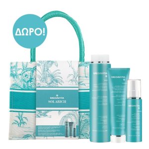 Medavita Solarich Kit (Hair & Body After-Sun Shower Gel 400ml, Mask 150ml, Hair Oil 150ml) & ΔΩΡΟ Τσάντα
