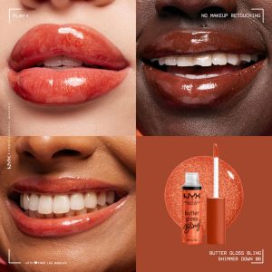 Nyx Professional Makeup Butter Gloss Bling Shimmer Down 8ml