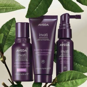 Aveda Invati Advanced Rich Trio Discovery Set (Rich Shampoo 50ml, Conditioner 40ml, Scalp Revitalizer 30ml)