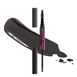 Nyx Professional Makeup Zero to Brow Longwear Gel Φρυδιών Black 2ml