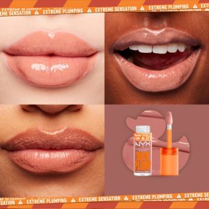 Nyx Professional Makeup Duck Plump High Pigment Lip Gloss Bangin' Bare 6.8ml