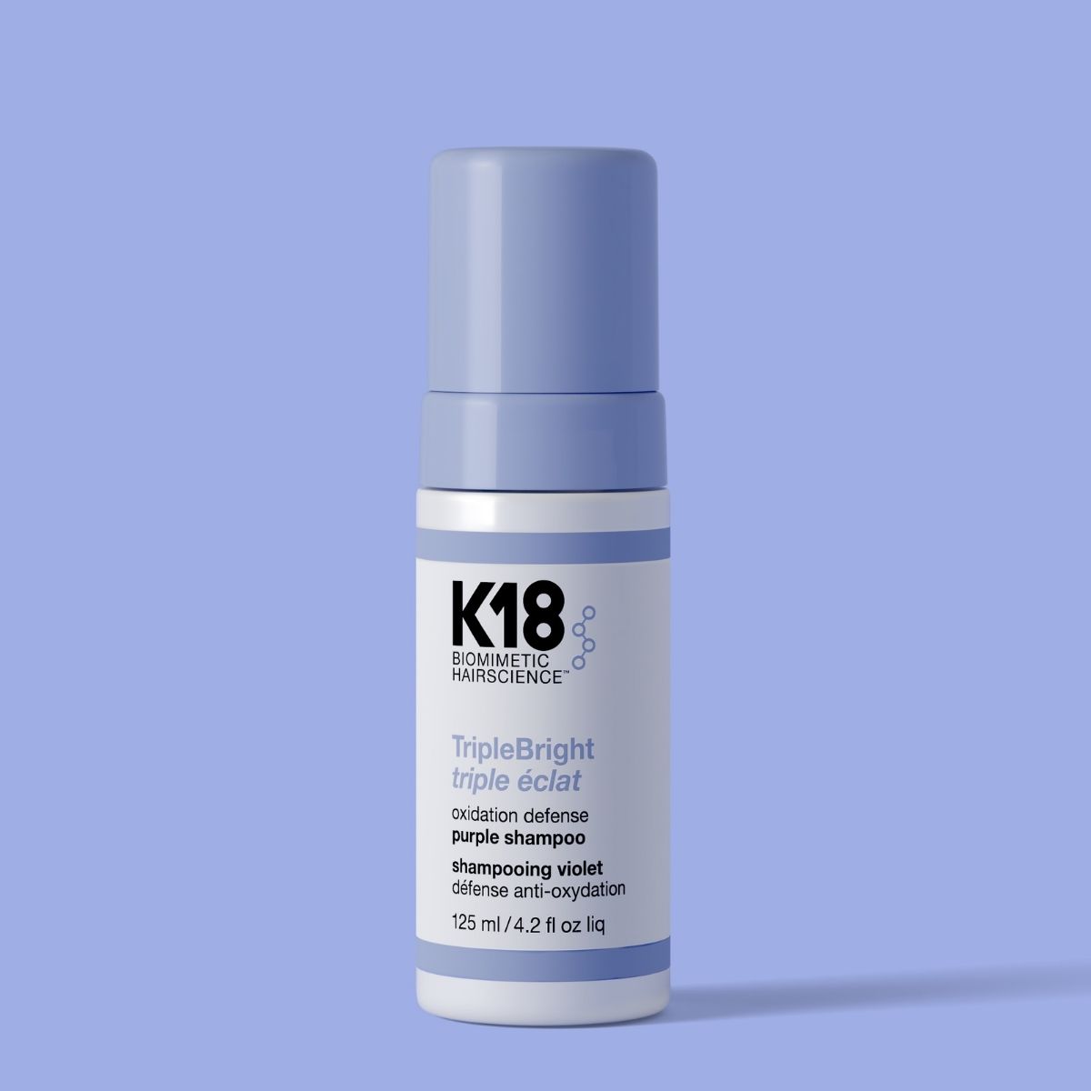 K18 TripleBright oxidation defense purple shampoo 125ml K18 TripleBright oxidation defense purple shampoo 125ml