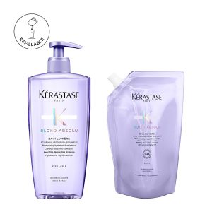 Kérastase Blond Absolu Refillable & Refill Σαμπουάν Bain Lumiere για Συντήρηση των Ξανθών Βαμμένων Μαλλιών