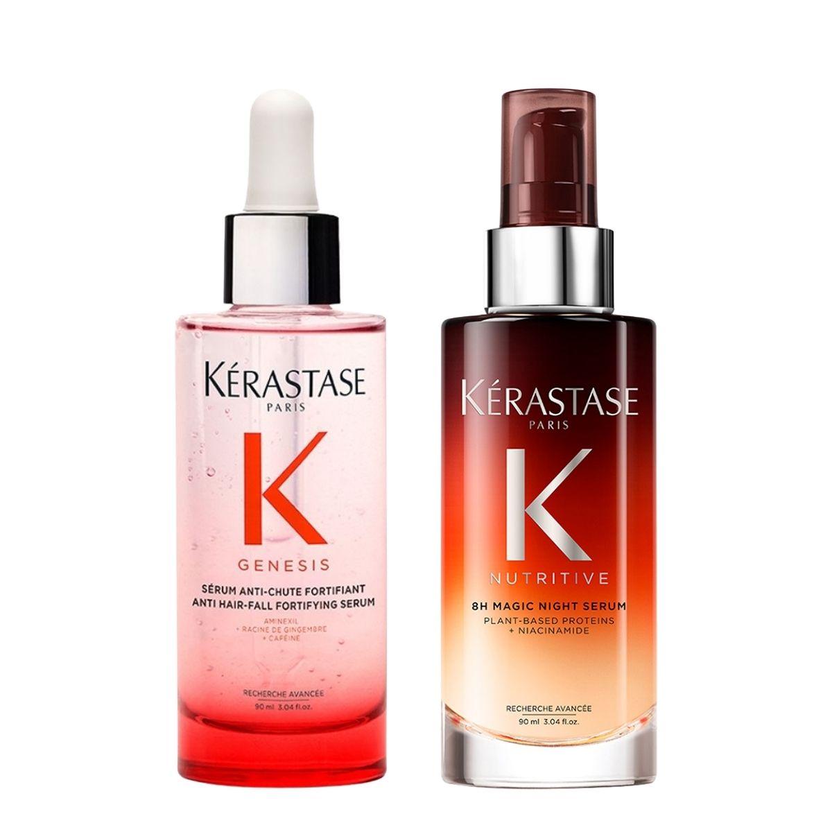 Kérastase Genesis & Nutritive Serums (Serum Anti-Chte Fortyfying 90ml, 8hr Magic Night Serum 90ml) Kérastase Genesis & Nutritive Serums (Serum Anti-Chte Fortyfying 90ml, 8hr Magic Night Serum 90ml)