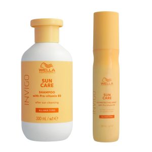 Wella Professionals Invigo Sun Care Set (Shampoo 300ml, UV Protecting Spray 150ml)