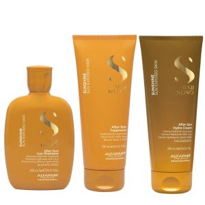 Alfaparf Milano Professional Semi di Lino Sunshine Set (Shampoo 250ml, Treatment 200ml, Hydra Cream 200ml)