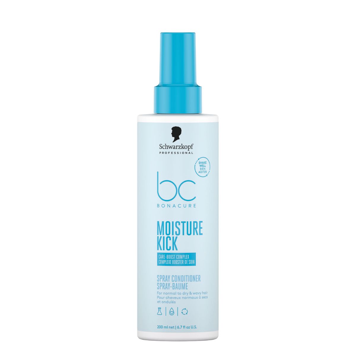 Schwarzkopf Professional Bonacure Moisture Kick Spray Conditioner 200ml Schwarzkopf Professional Bonacure Moisture Kick Spray Conditioner 200ml
