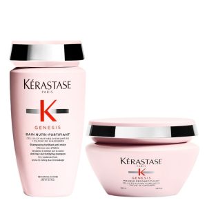 Kérastase Genesis Σετ Κατά Της Τριχόπτωσης Για Χονδρά / Ξηρά Μαλλιά (Bain 250ml & Mask 200ml)