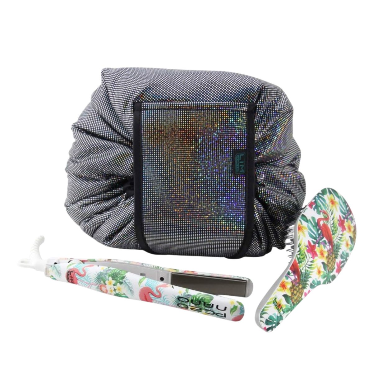 Lim Hair Travel Pack Tropical PC 2.0 Nano Μini Πρέσα Ισιώματος & Βούρτσα Μαλλιών Lim Hair Travel Pack Tropical PC 2.0 Nano Μini Πρέσα Ισιώματος & Βούρτσα Μαλλιών